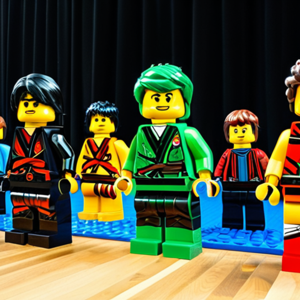 닌자고 팬 이벤트 참여법 - Ninjago Fan Convention**

"A large, brightly lit convention hall filled with people of all ages enjo...