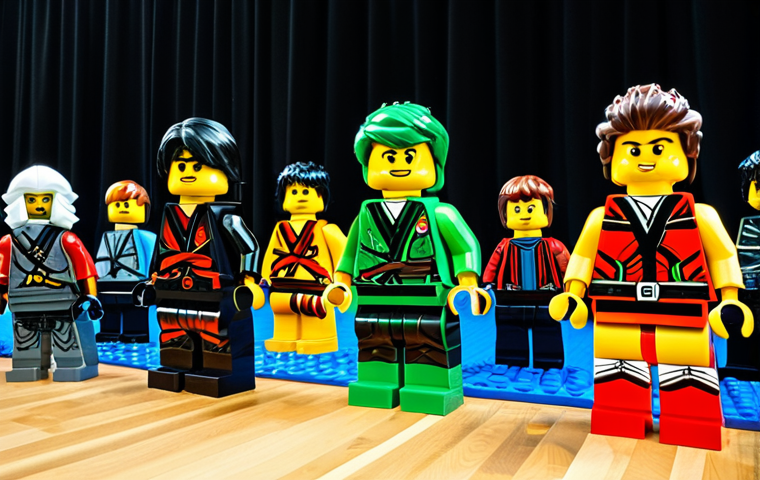 닌자고 팬 이벤트 참여법 - Ninjago Fan Convention**

"A large, brightly lit convention hall filled with people of all ages enjo...