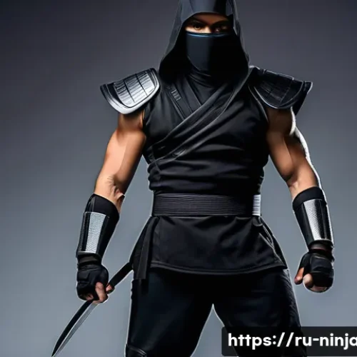 Home 31 닌자고 닌자의 의상 제작 비하인드 - A highly detailed ninja costume showcasing a perfect balance of lightweight and durability, made fro...